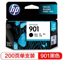 惠普（HP）CC653AA 901号黑色墨盒（适用Officejet J4580 J46604500）